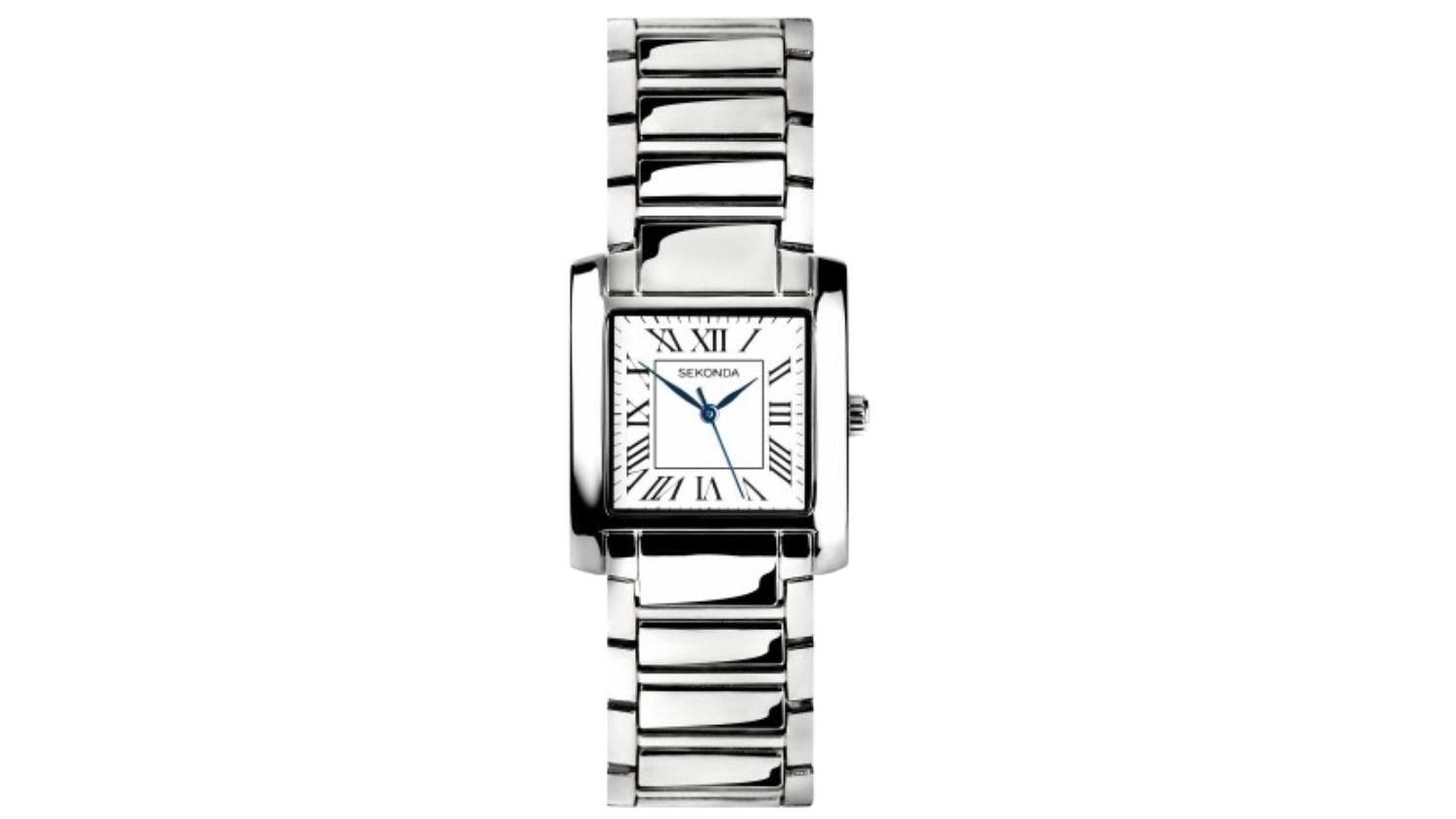Sekonda 3cm Montreal Watch with White Dial - Silver