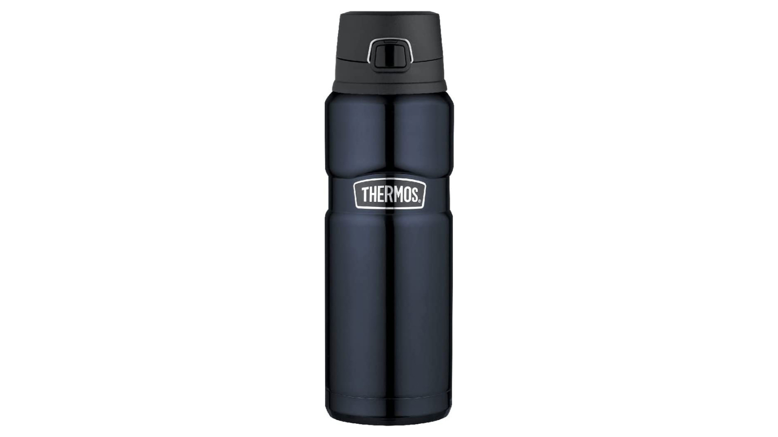 Thermos 710ml Blue Stainless Bottle with Flip Lid