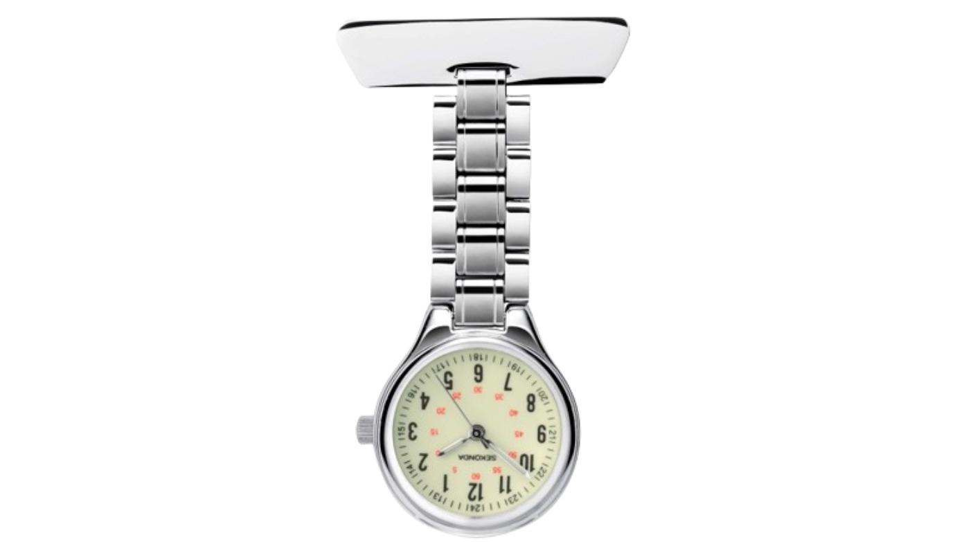 Sekonda Silver Nurse Pocket Watch