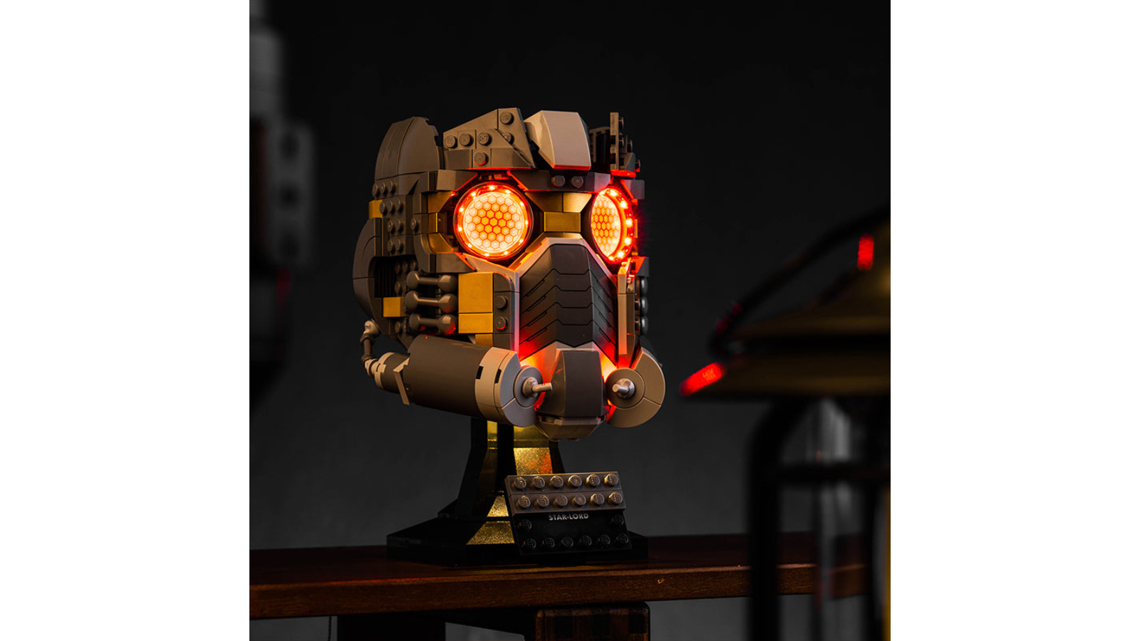 Brick Shine Light Kit for Lego Star-Lords Helmet 76251 Classic Version