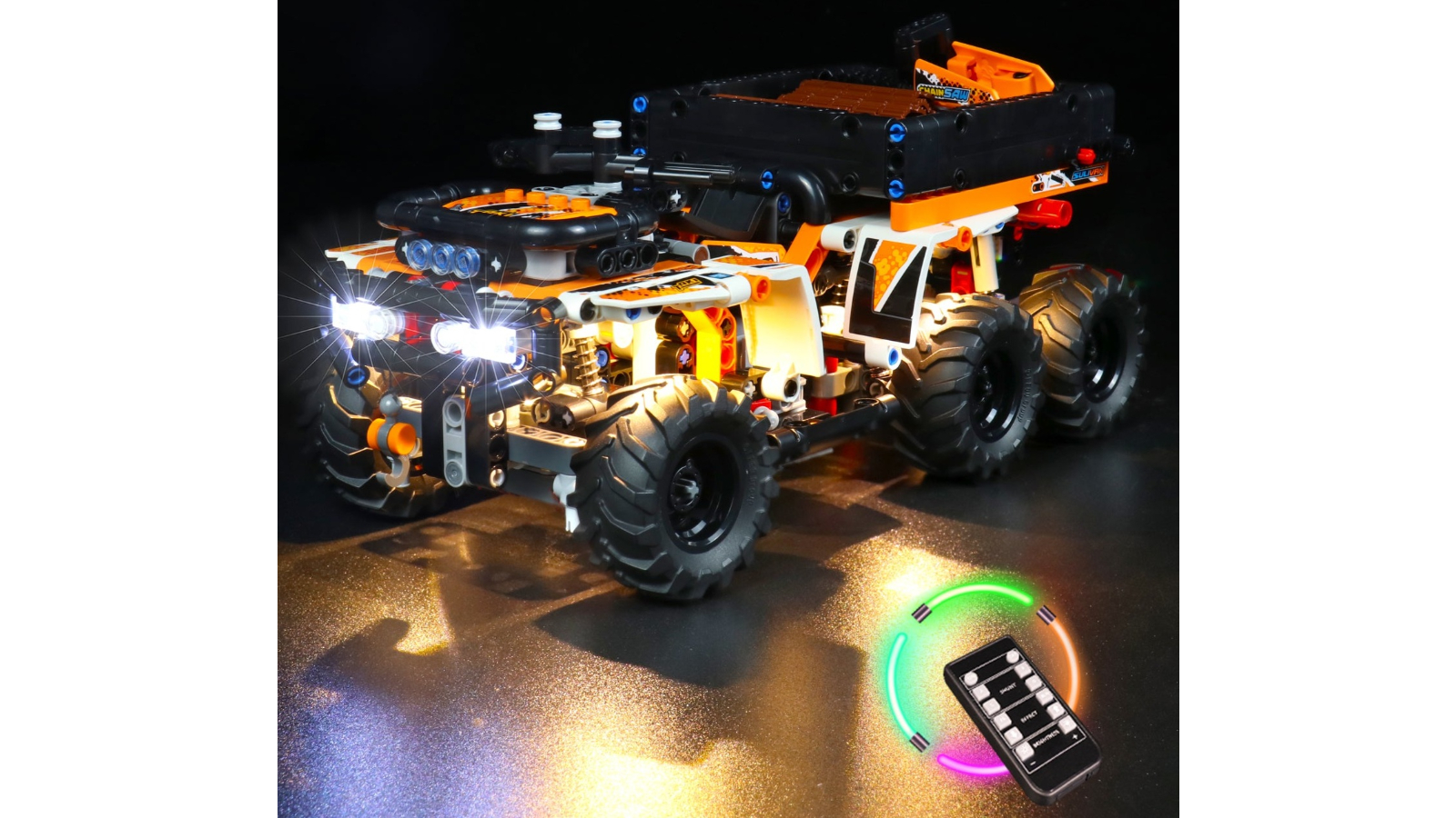 Brick Shine Light Kit for Lego All-Terrain Vehicle 42139 Remote Version
