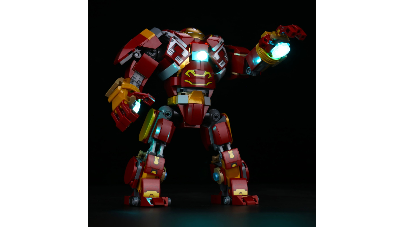 Brick Shine Light Kit for Lego The Hulkbuster Battle of Wakanda 76247 Classic Version