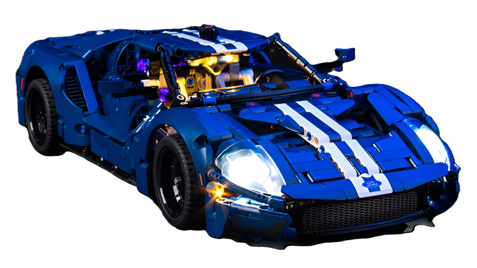 Brick Shine Light Kit for Lego 2022 Ford GT 42154 Classic Version