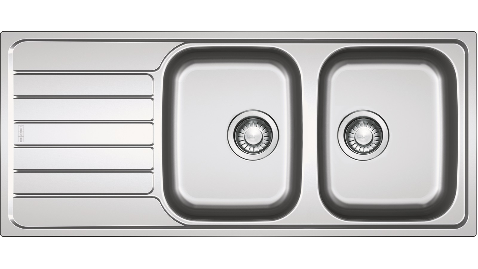 Franke Spark SKX 621 Double Bowl Sink with Left-Hand Drainer 