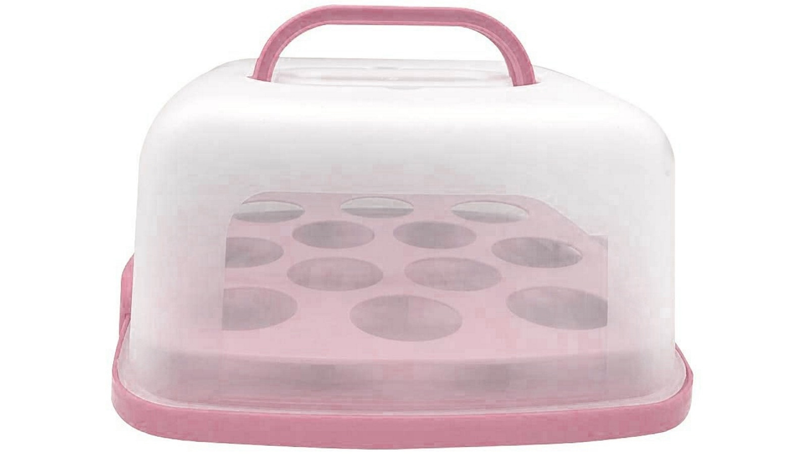 Sharp Living  Cupcake Storage Box  - Pink