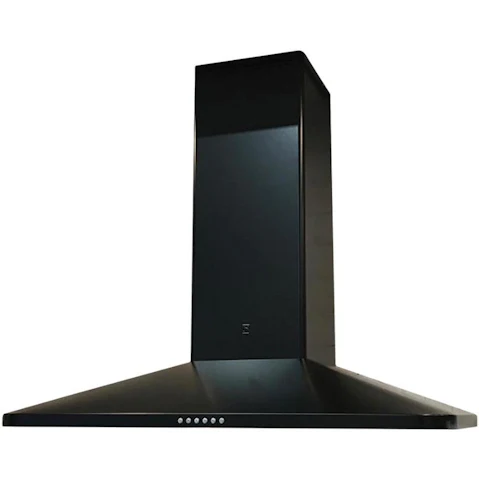 Sirius 90cm Offboard Canopy Rangehood - Black