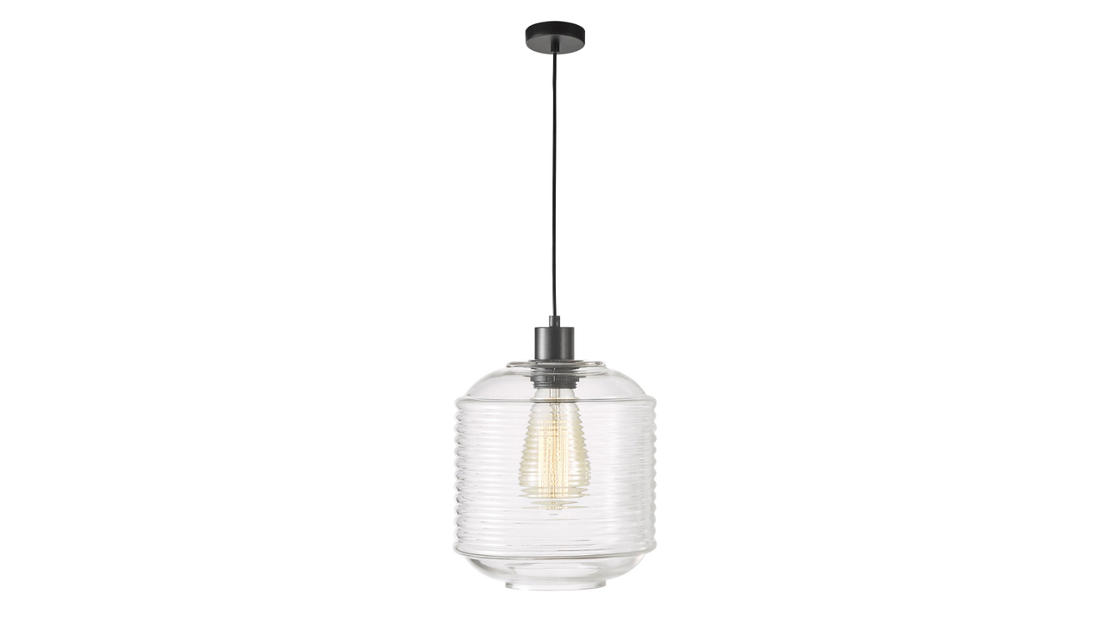 Oriel Lighting Marconi.25 Single Glass Pendant Light - Clear