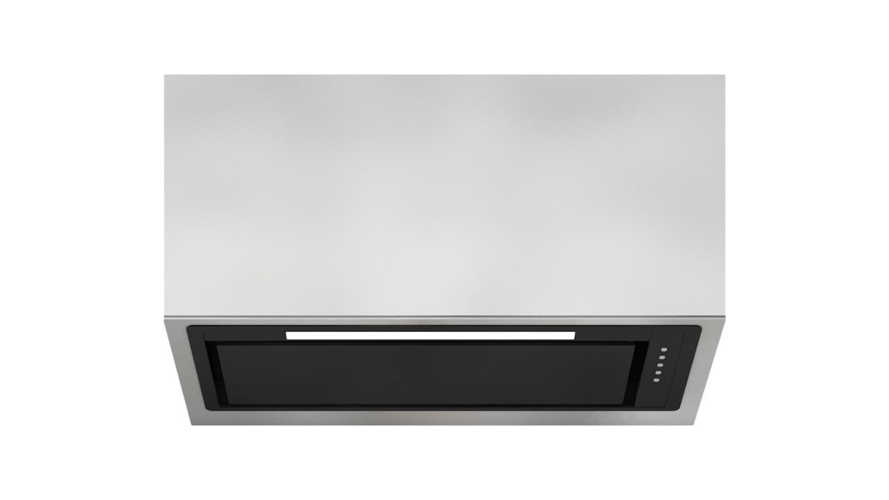 Sirius 85cm Black Glass Anti-Condensation Deep Undermount Rangehood