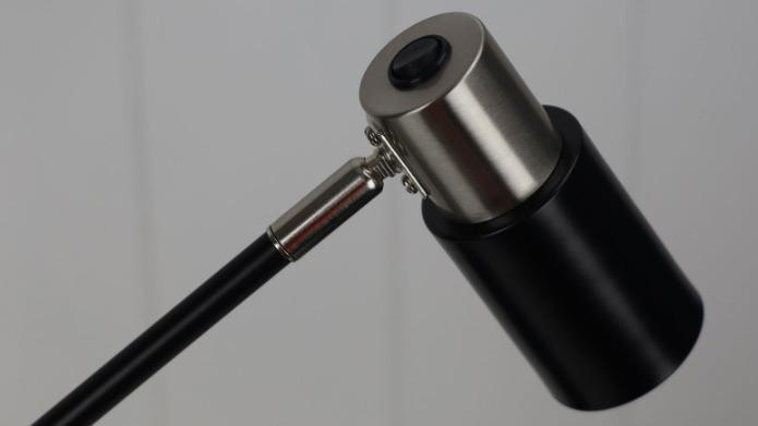 Oriel Lighting Charlie GU10 LED Desk Lamp Brushed Chrome