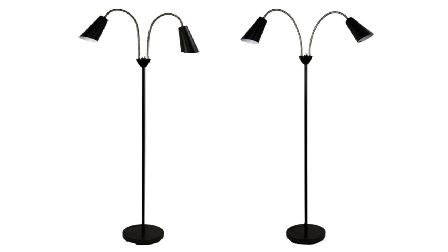 Oriel Lighting Walt Twin Flexible Neck Lamp