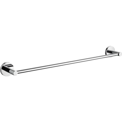 PLD Sienna 600mm Single Towel Rail - Chrome
