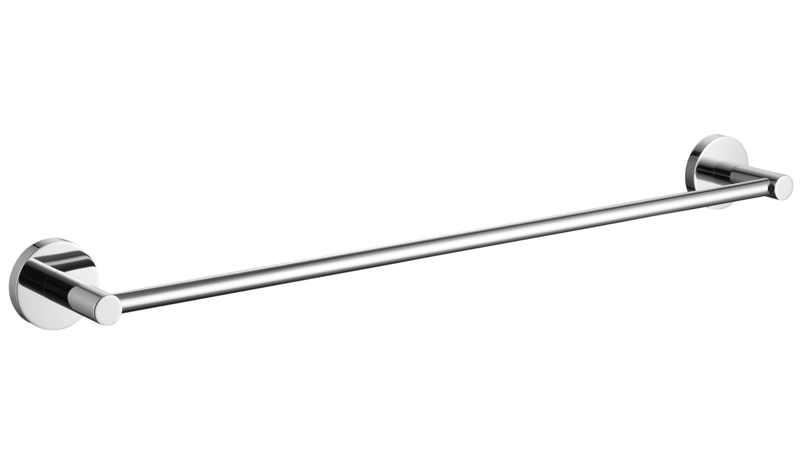 PLD Sienna 800mm Single Towel Rail - Chrome