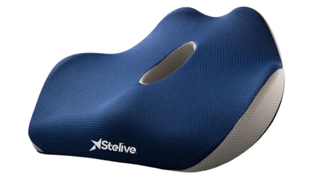 Stelive Memory Foam Seat Cushion for Home Office Car - Blue/Grey