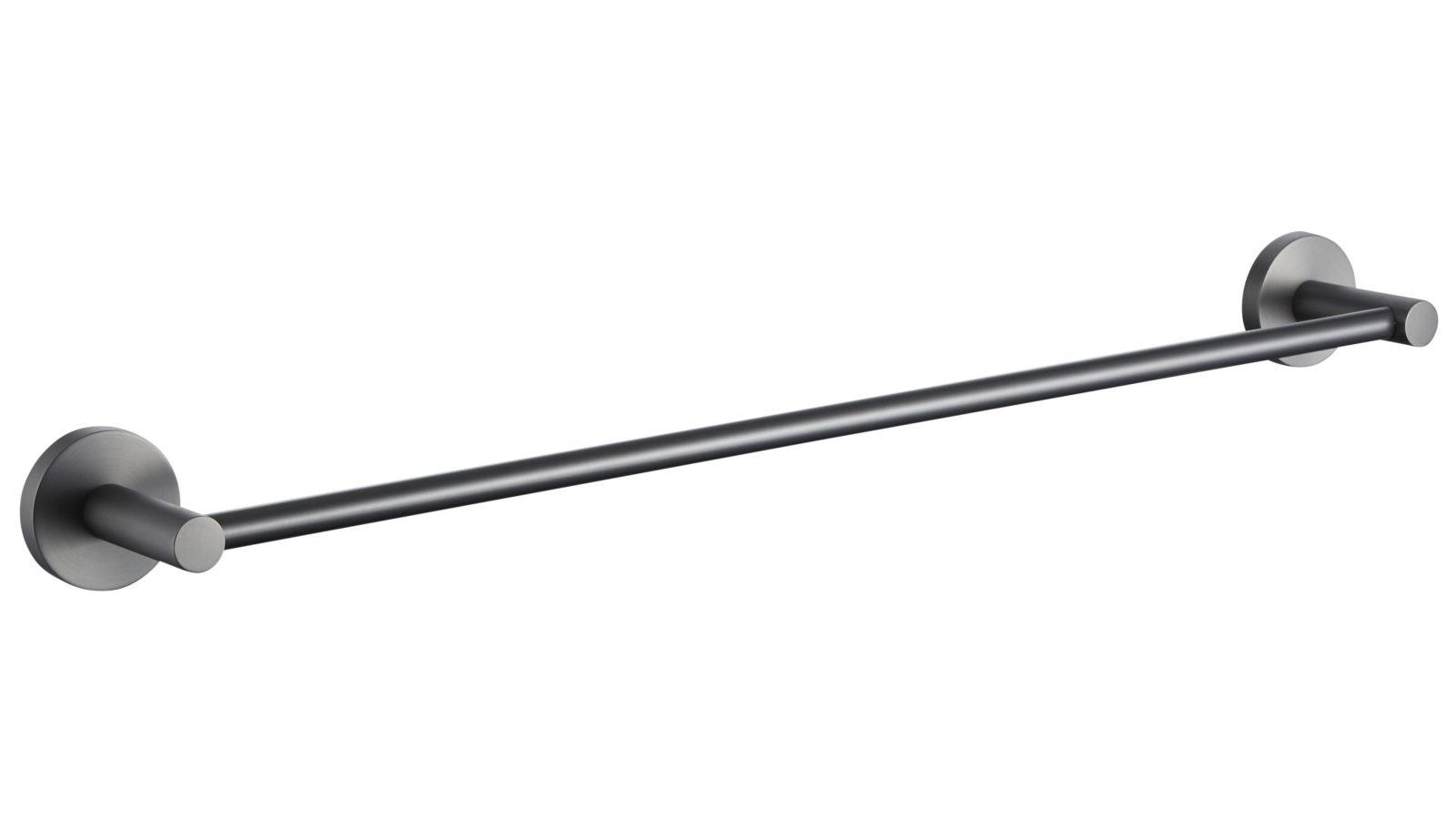 PLD Sienna 800mm Single Towel Rail - Gunmetal Grey