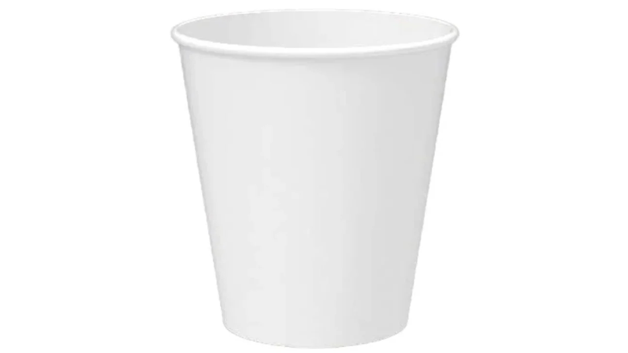 PakMax SLHPC-63-4W White Single Layer Hot Paper Cup - 4oz