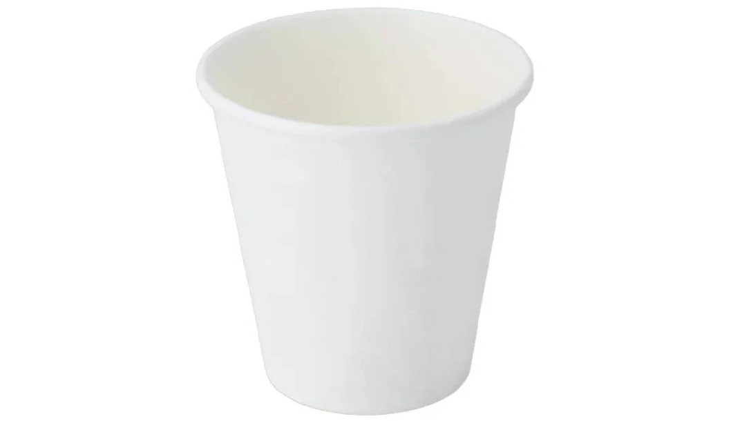PakMax SLHPC-80-8W White Single Layer Hot Paper Cup - 8oz 8cm