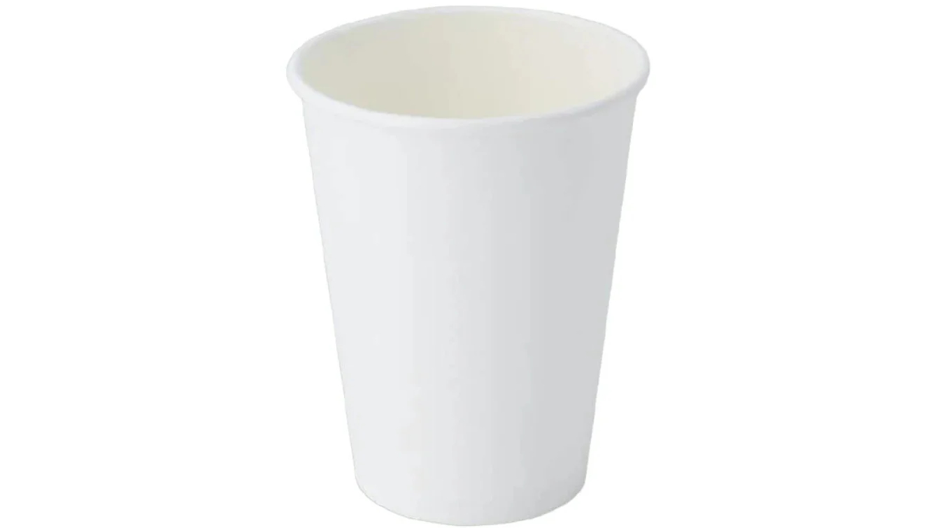 PakMax SLHPC-90-12W White Single Layer Hot Paper Cup - 12oz