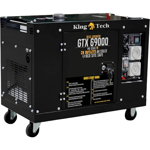 Kingtech Portable Diesel Generator - Silent 8.4Kva GTX69000