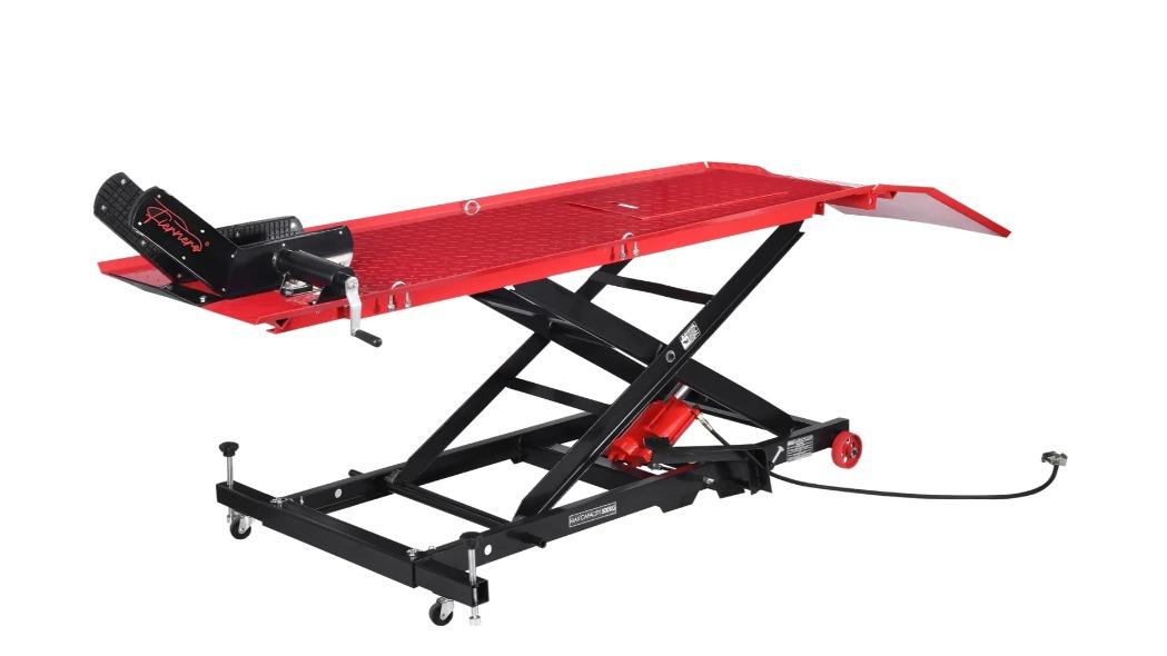 Fiernero Motorcycle Lift Table Hydraulic and Air
