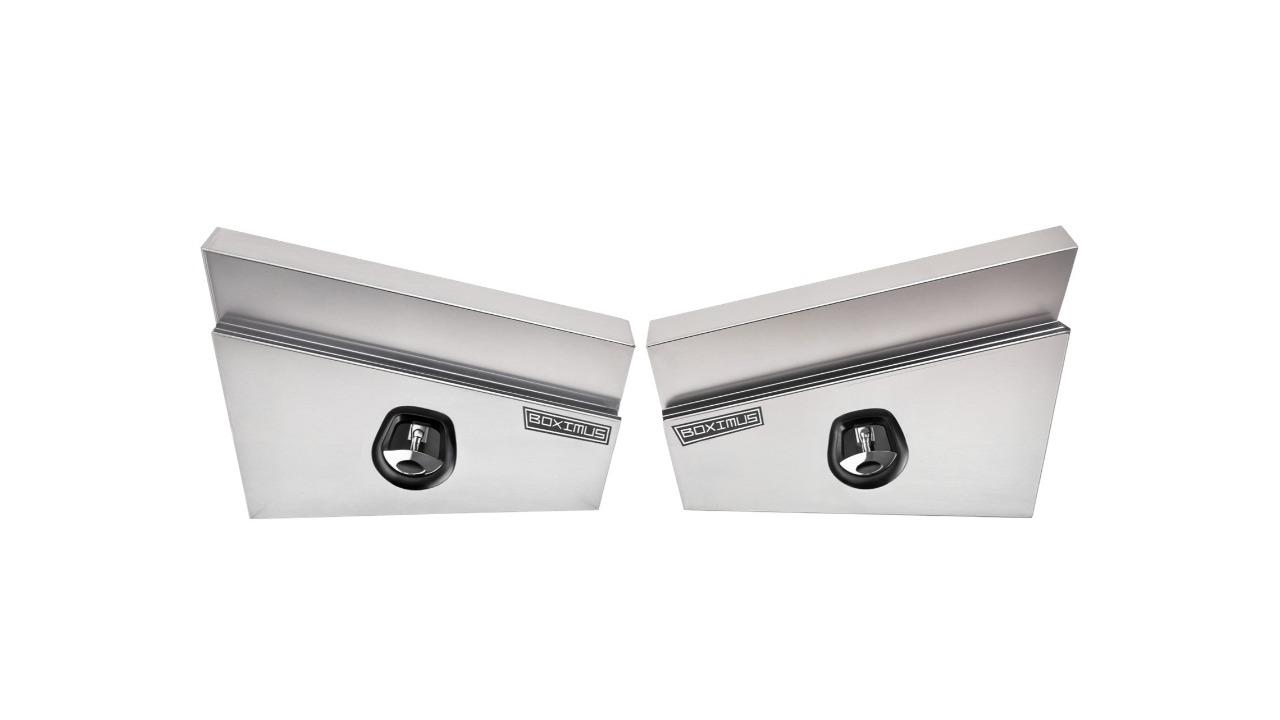 Boximus Set of 2 Aluminium 75cm Under Tray Toolbox