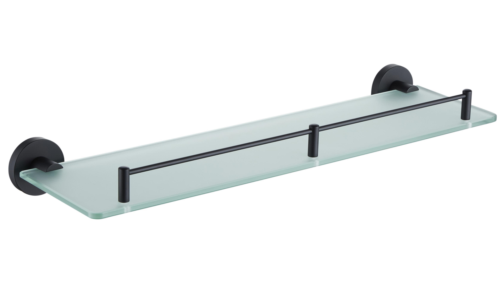 PLD Sienna Glass Shelf - Matte Black