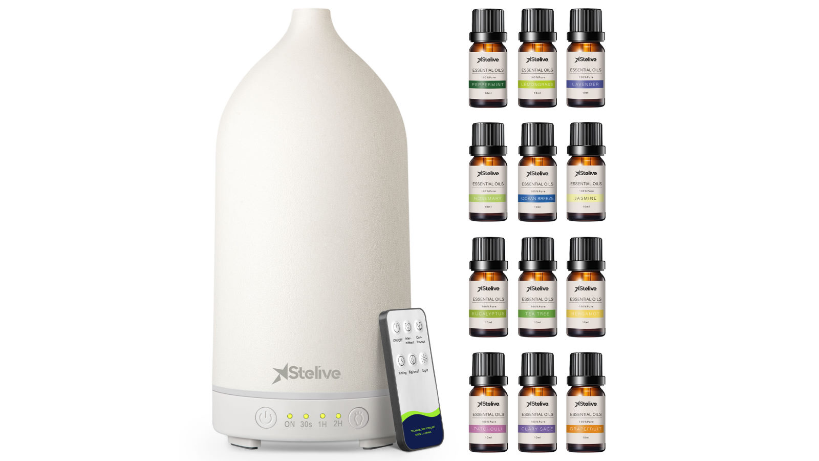 Stelive Oil Diffuser and Essential Oils Set