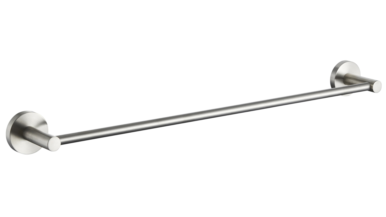 PLD Sienna 800mm Single Towel Rail - Satin Nickel