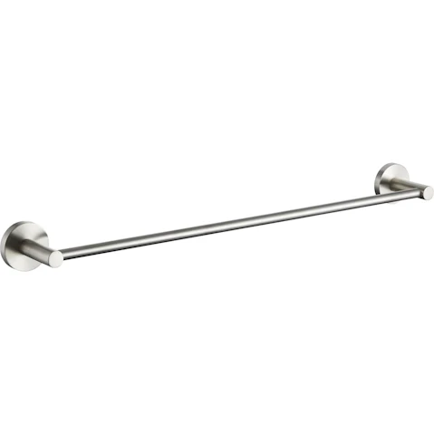 PLD Sienna 800mm Single Towel Rail - Satin Nickel