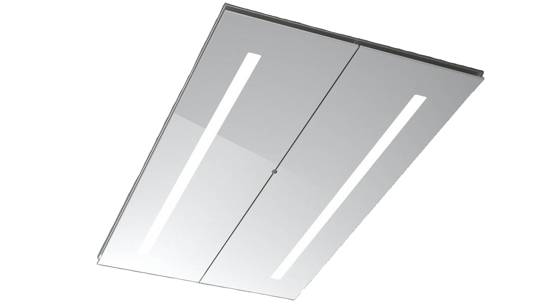 Sirius SEM7 110cm Roof Cassette Rangehood with Strip Lighting