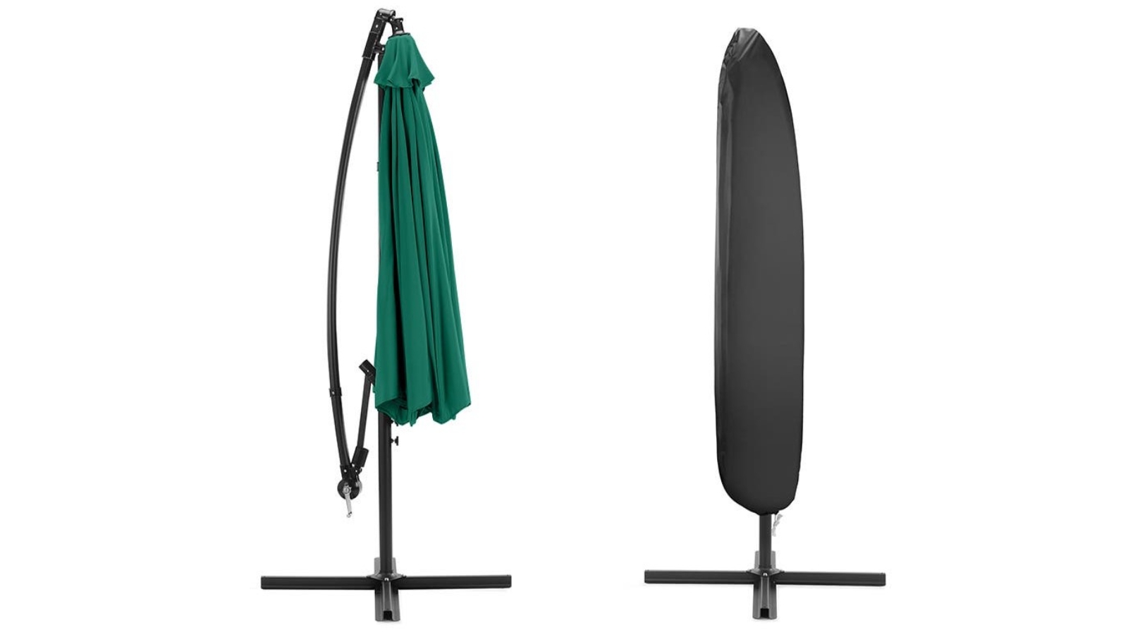 NNEKGE 3 Metre Cantilever Outdoor Umbrella with Bonus Protective Cover