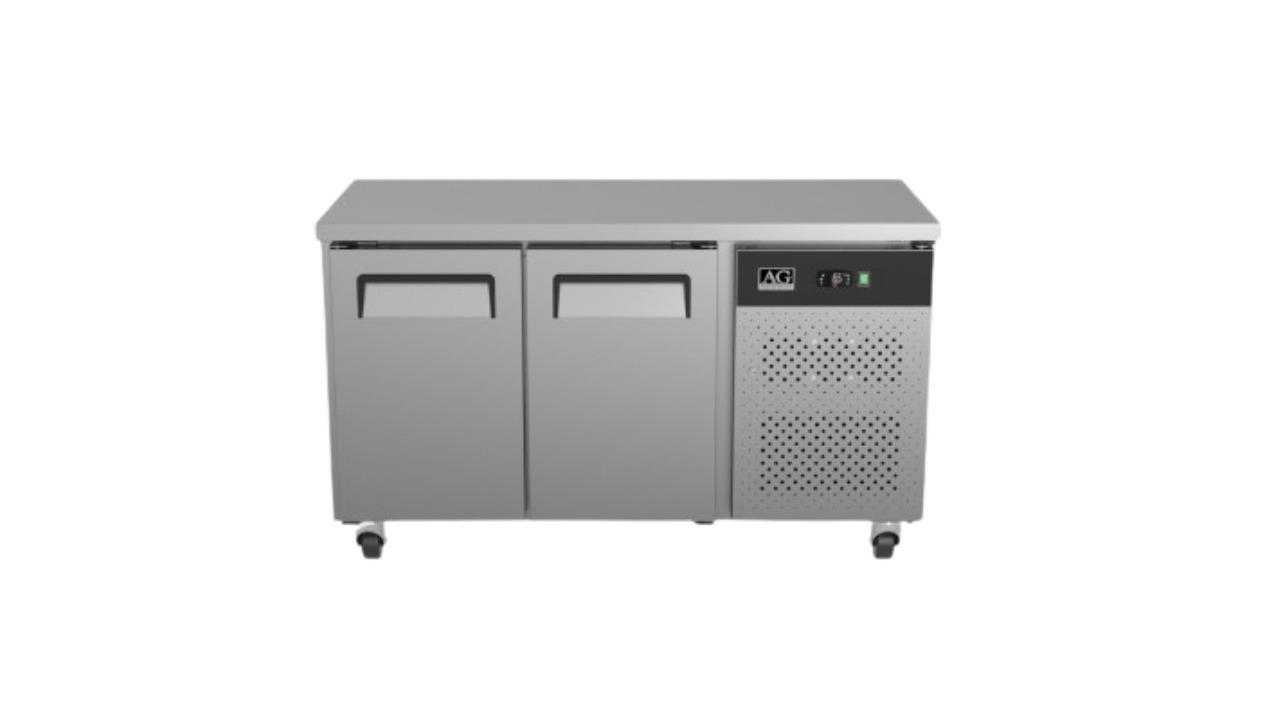 AG Equipment 2-Door Commercial Worktop Underbench Fridge