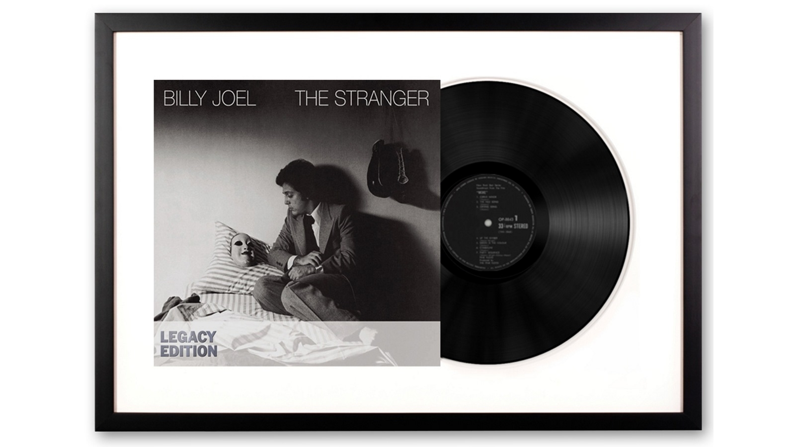 Vinyl Art Framed Billy Joel The Stranger Vinyl Album Art Harvey
