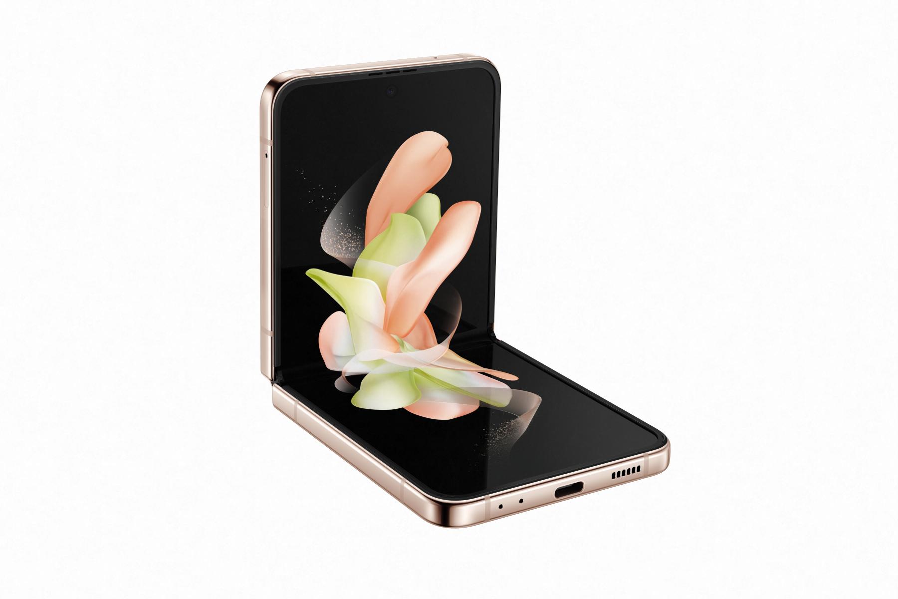 Samsung Galaxy Z Flip4 512GB - Pink Gold | Harvey Norman