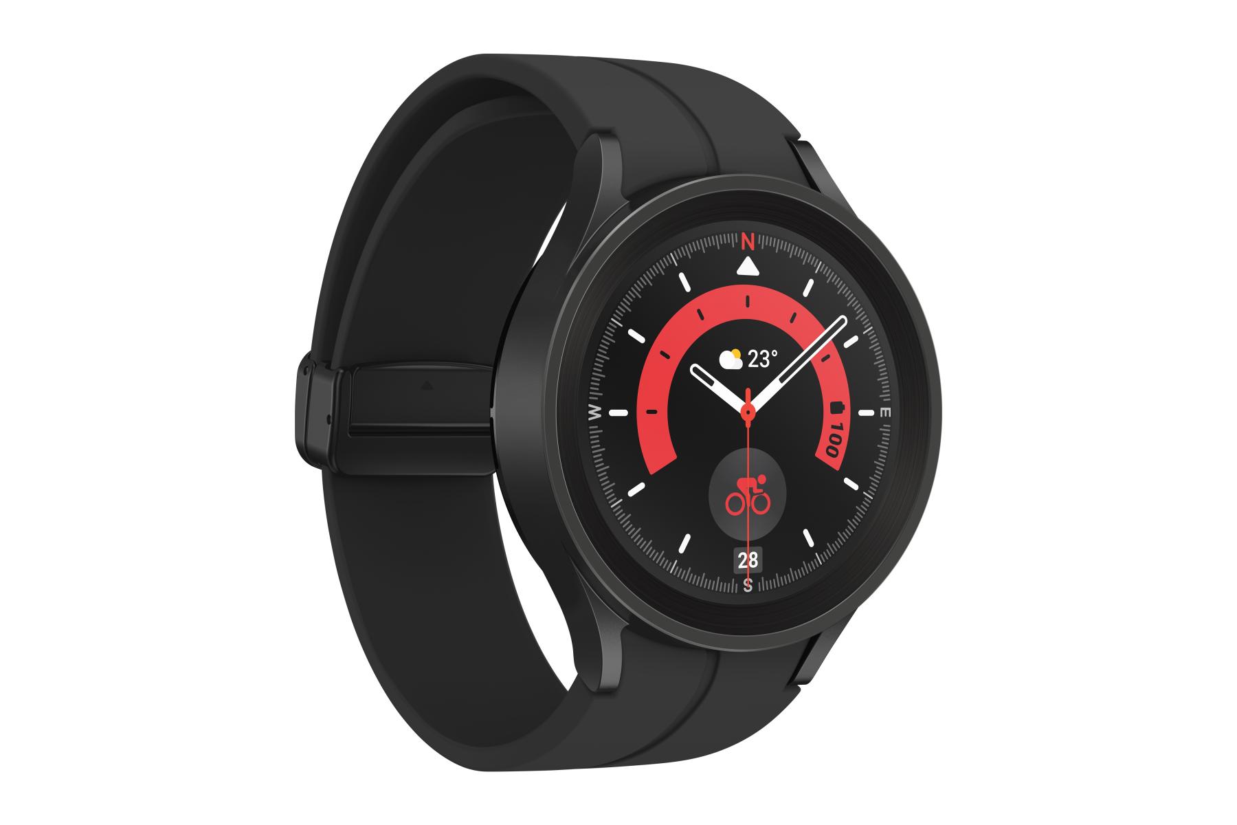 Samsung Galaxy Watch5 Pro 45mm LTE Black Titanium Harvey Norman