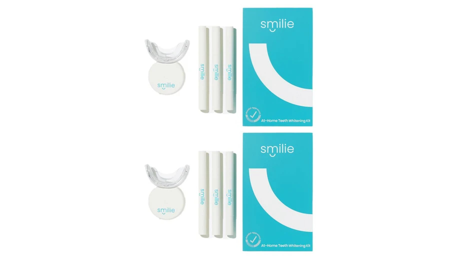Smilie 2 Piece LED Device Boost Teeth Whitening Gel Kit - Pack of