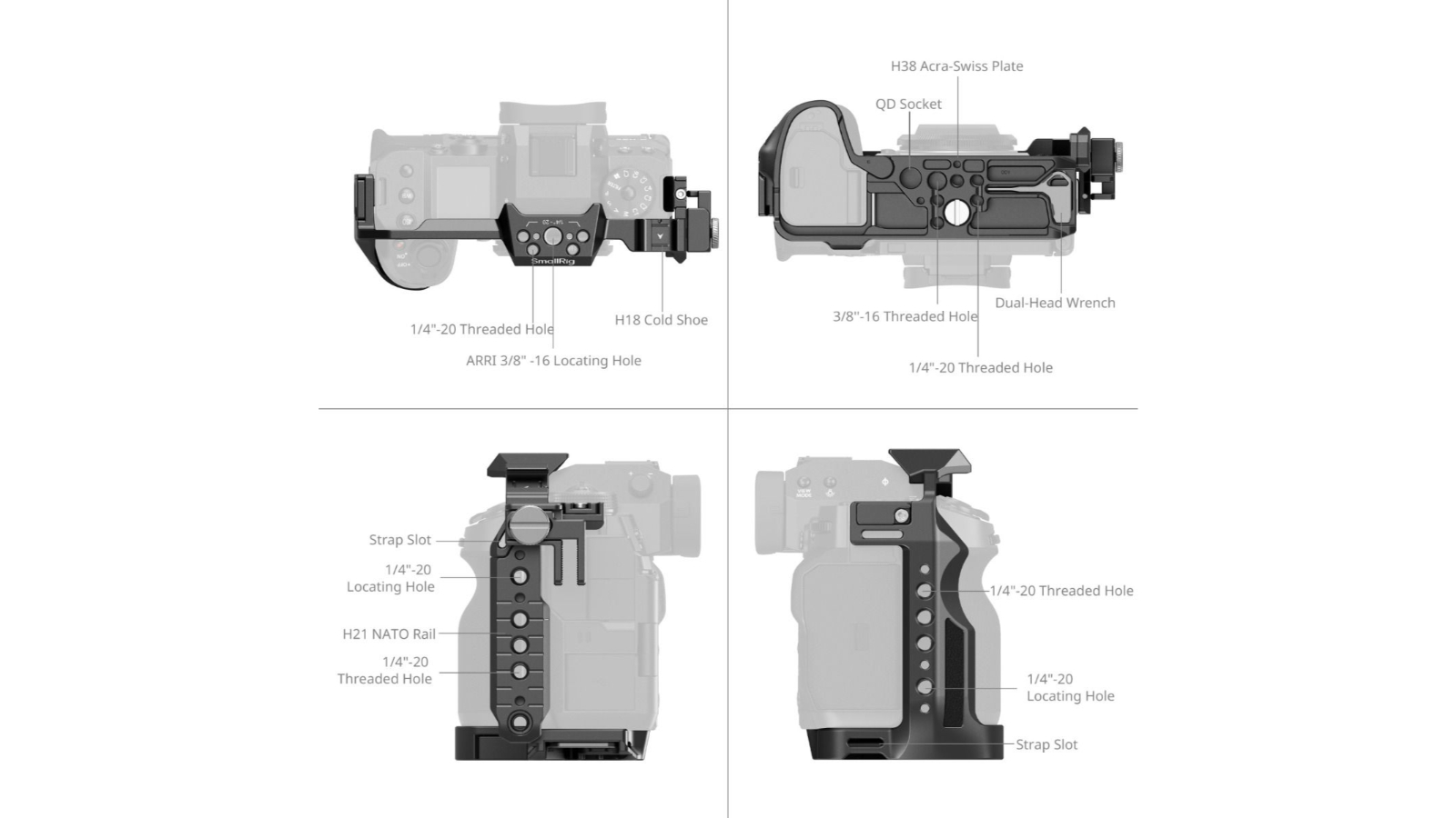 Cage complète SmallRig pour FUJIFILM X-H2S 3934