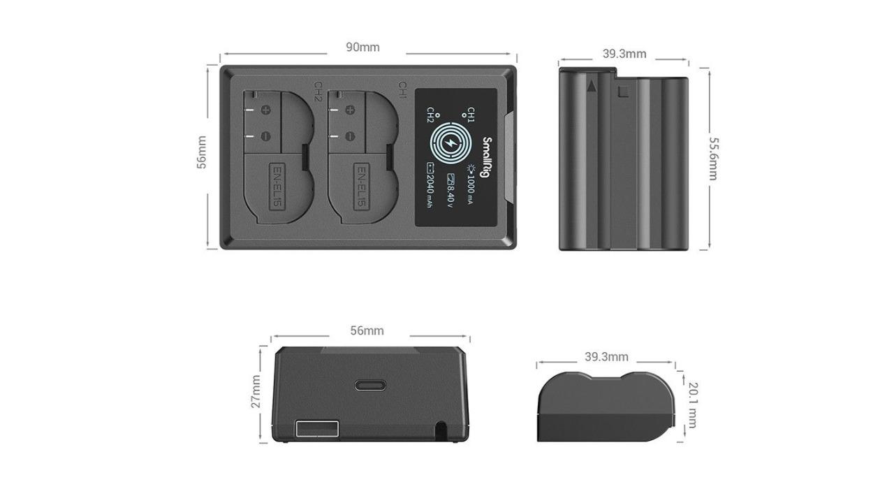 Wasabi Power Batería (paquete de 2) para Nikon EN-EL15, EN-EL15a, EN