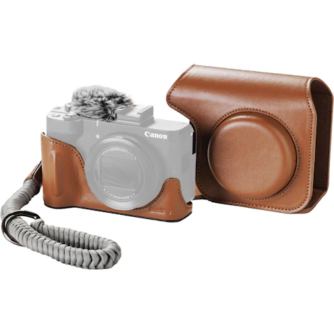 SmallRig 5385 Brown Canon PowerShot V1 Leather Case Kit
