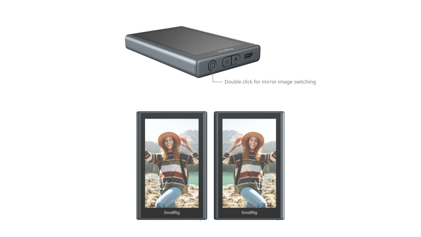 SMALLRIG 4851 – Monitor Selfie Wireless Per IPhone/Android Con MagSafe E Telecomando, Streaming 4K