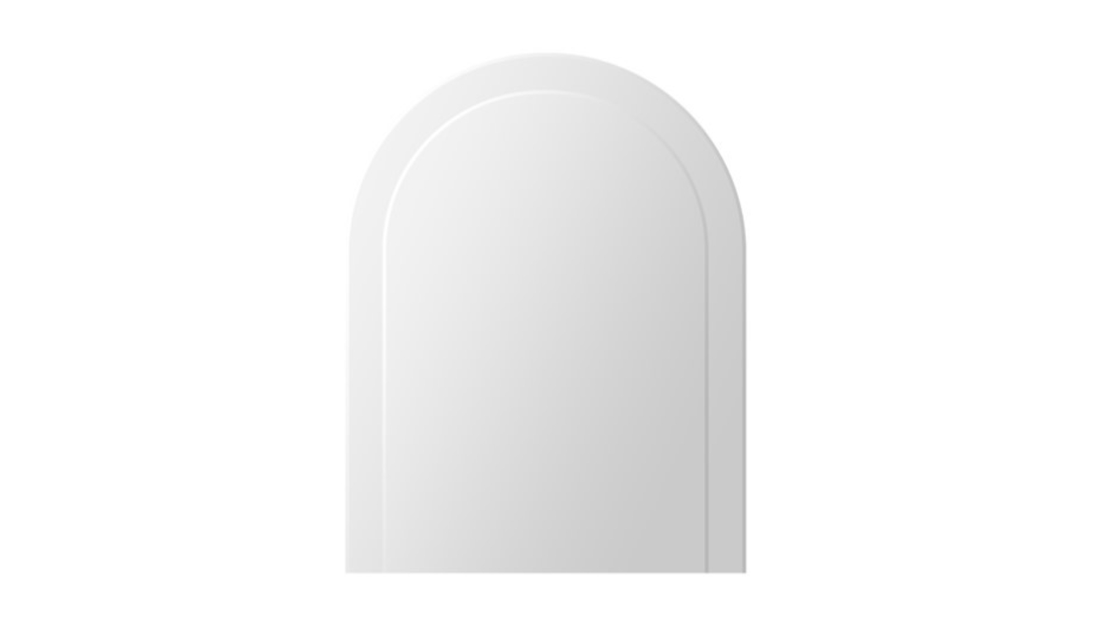 ADP 750mm Arch Overlay Mirror - Silver
