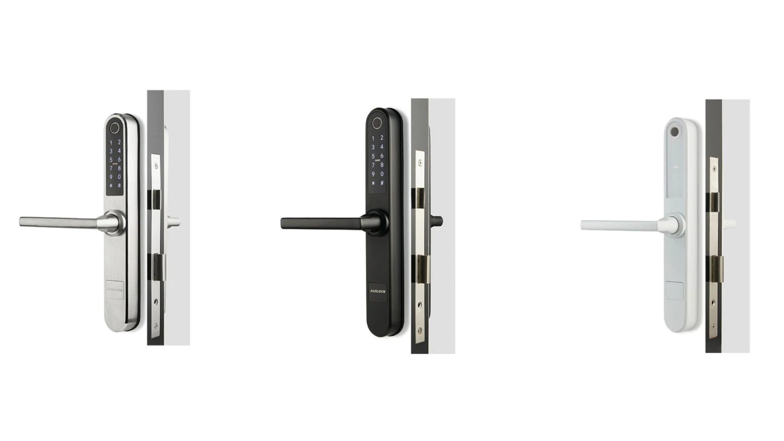 Auslock Slim Series Stainless Smart Lock Harvey Norman