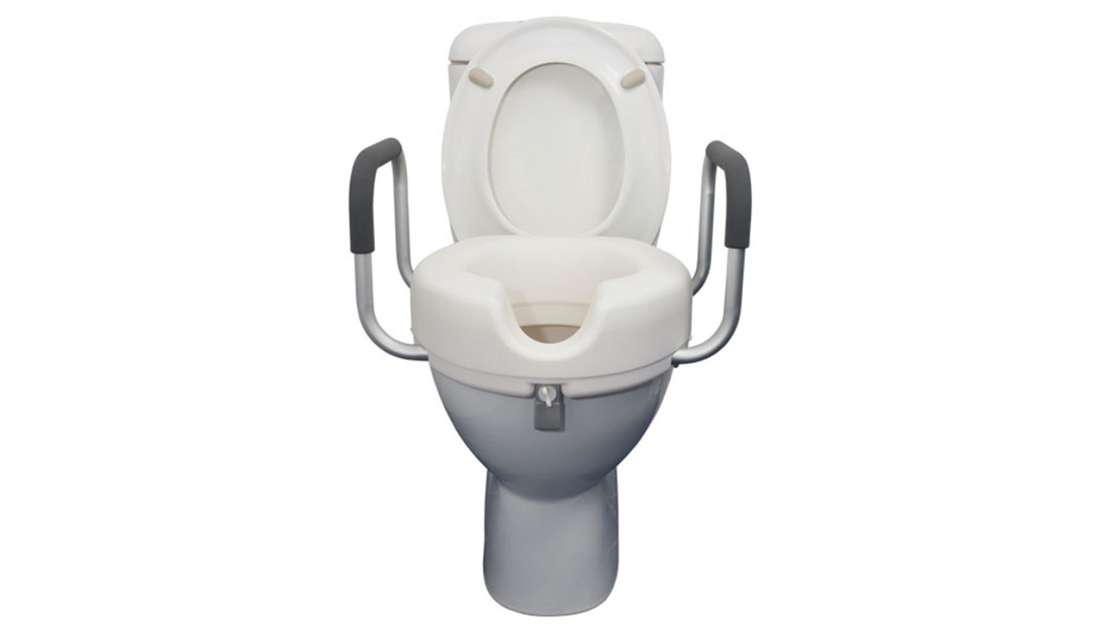 Safety and Mobility 10cm Raised Toilet Seat with Armrest