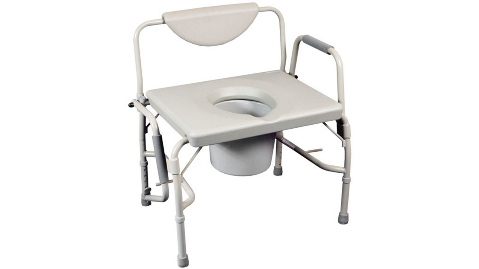 Safety and Mobility Bariatric Drop Arm Commode/Over Toilet Aid