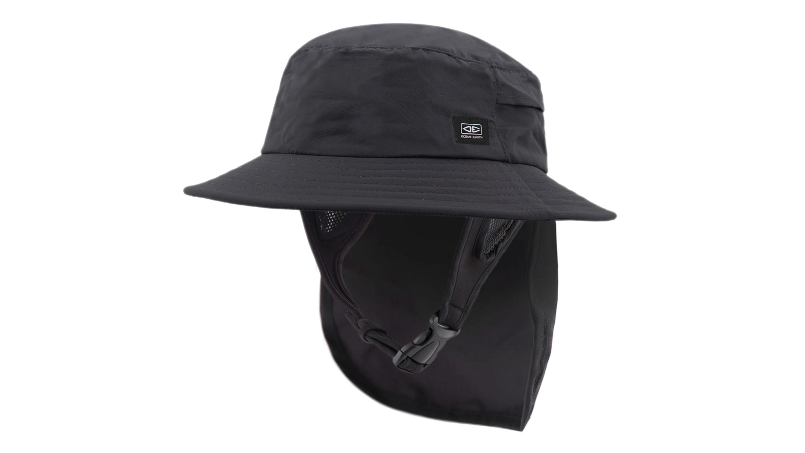 Ocean and Earth Indo Adult Charcoal Stiff Peak Surf Hat