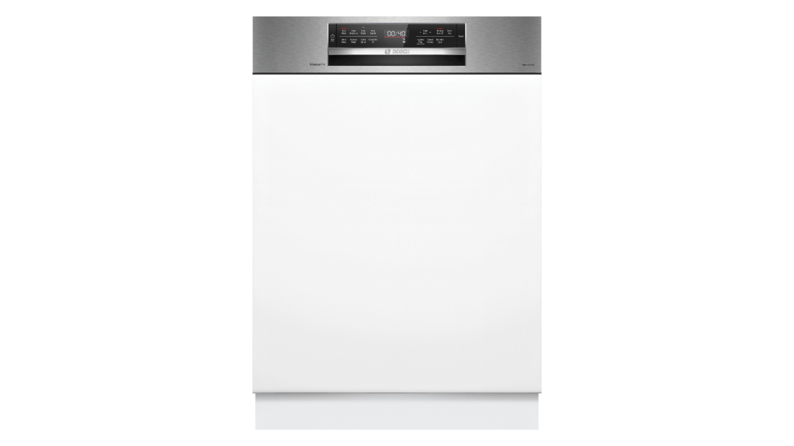 Bosch 60cm Series 8 15 Place Setting PerfectDry Semi-Integrated Dishwasher - Brushed Steel