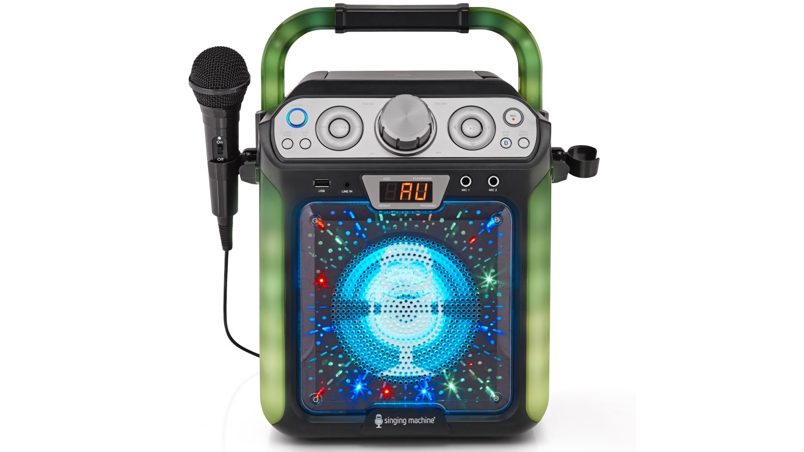 Singing Machine Groove Cube Karaoke System Black Harvey Norman