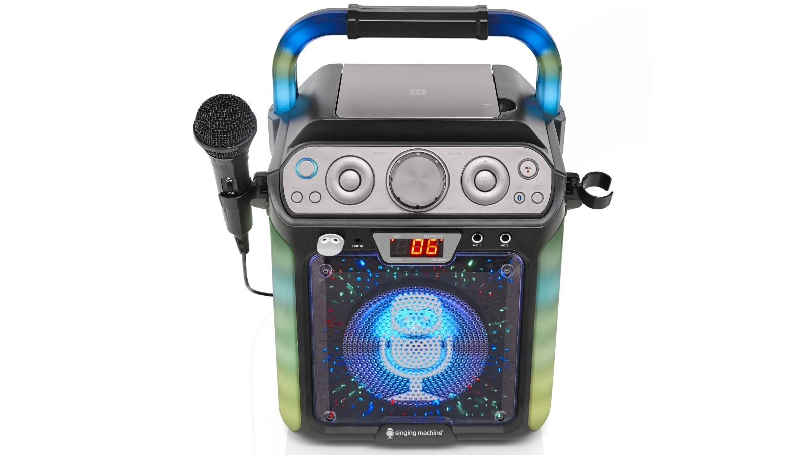 Singing Machine Groove Cube Karaoke System Black Harvey Norman