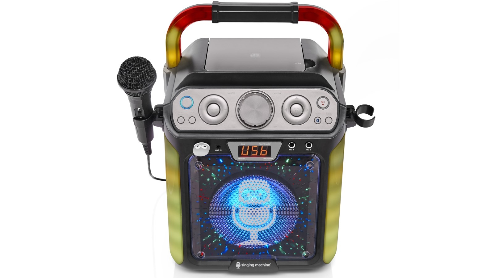 Singing Machine Groove Cube Karaoke System Black Harvey Norman