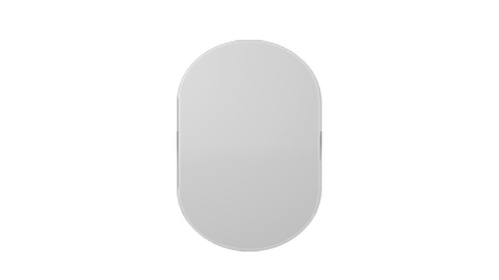 ADP 600mm Pill Oval Mirror - Silver