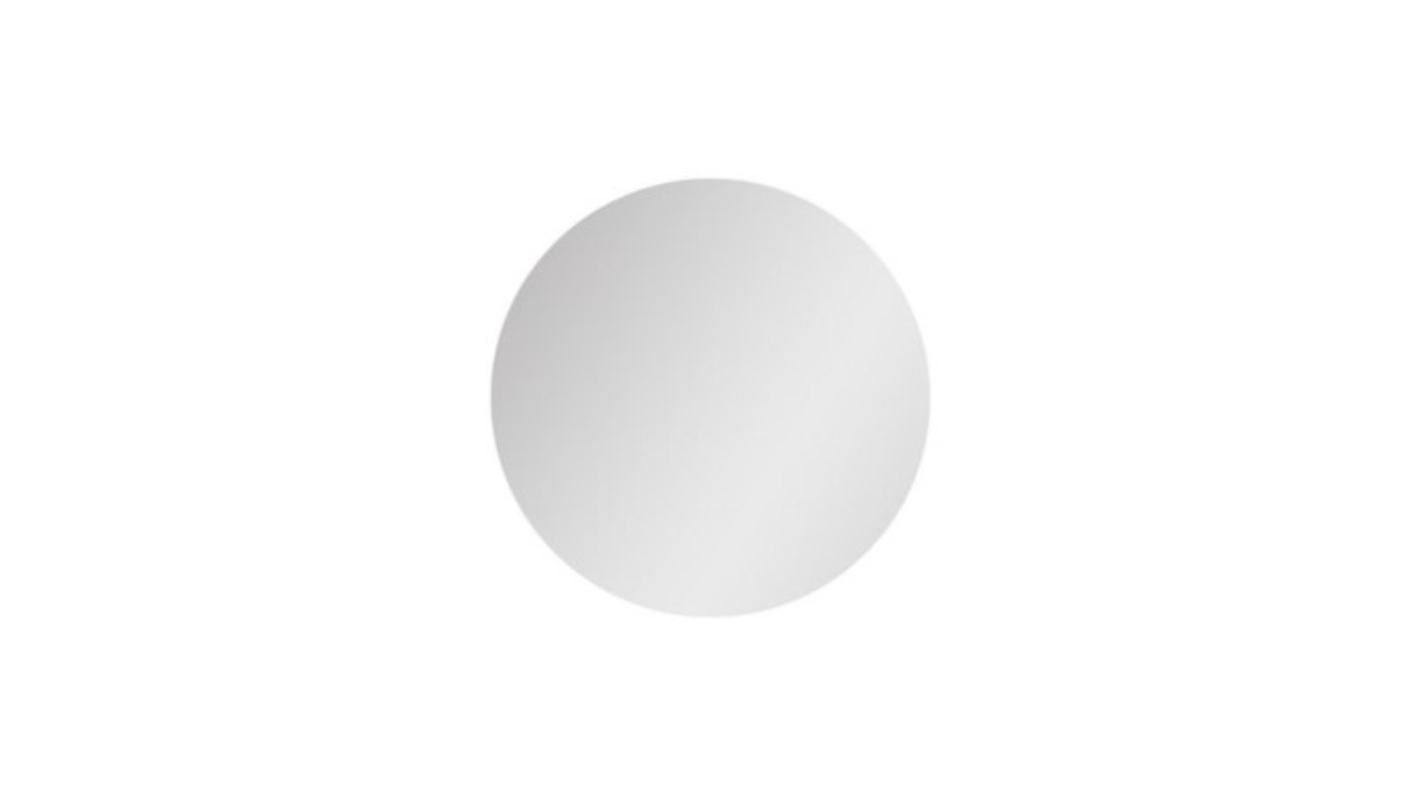 ADP 1200mm Round Polished Edge Mirror - Silver